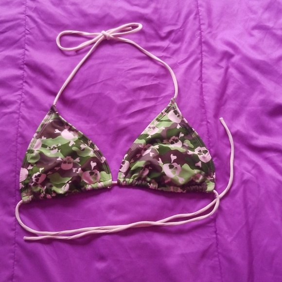 purple camo bikini